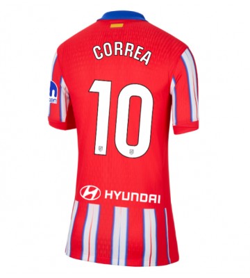 Atletico Madrid Angel Correa #10 Hemmatröja Dam 2024-25 Kortärmad